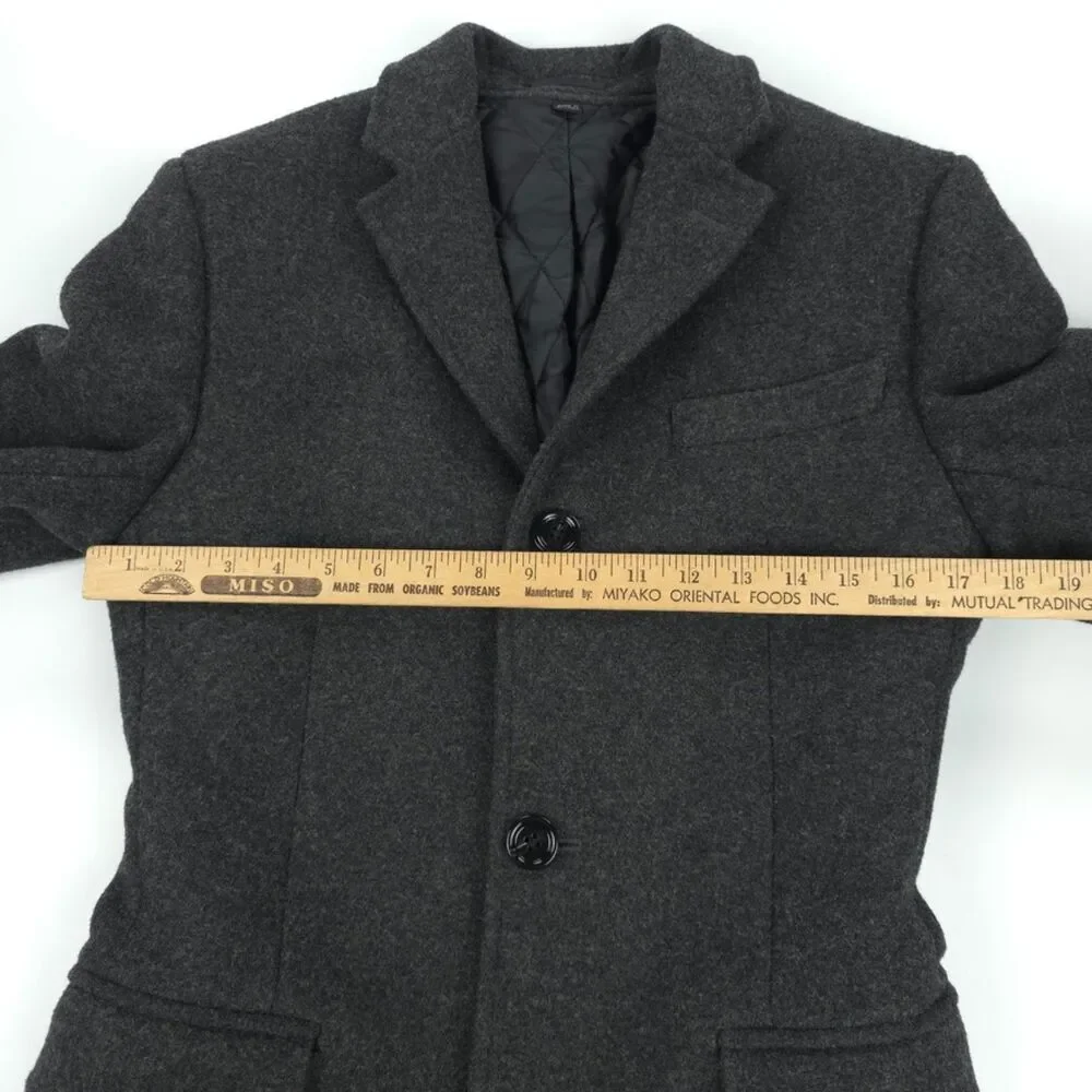 NEW J Crew Everyday Topcoat Wool Old Money Quiet Luxury Preppy Minimal Military